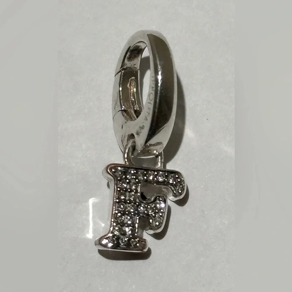 Ippolita Glamazon 925 silver and diamond charm Letter F.  NWOT - Picture 2 of 14